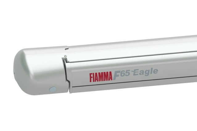 FIAMMA F65 EAGLE Markise Wohnmobil Gehäuse weiß/ titanium,  Tuchfarbe Royal Grey